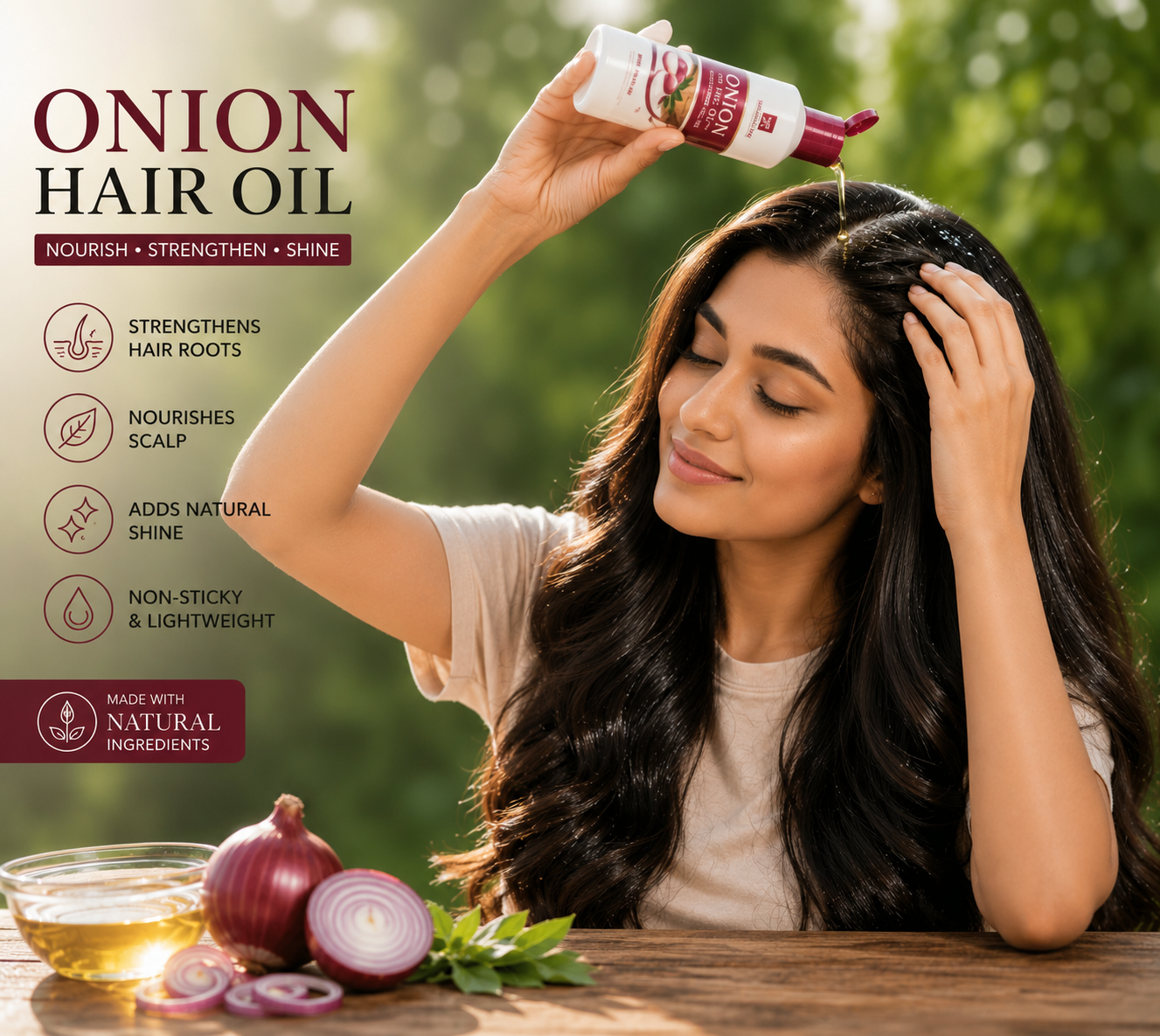 Rose Berry - Onion Hair Oil
