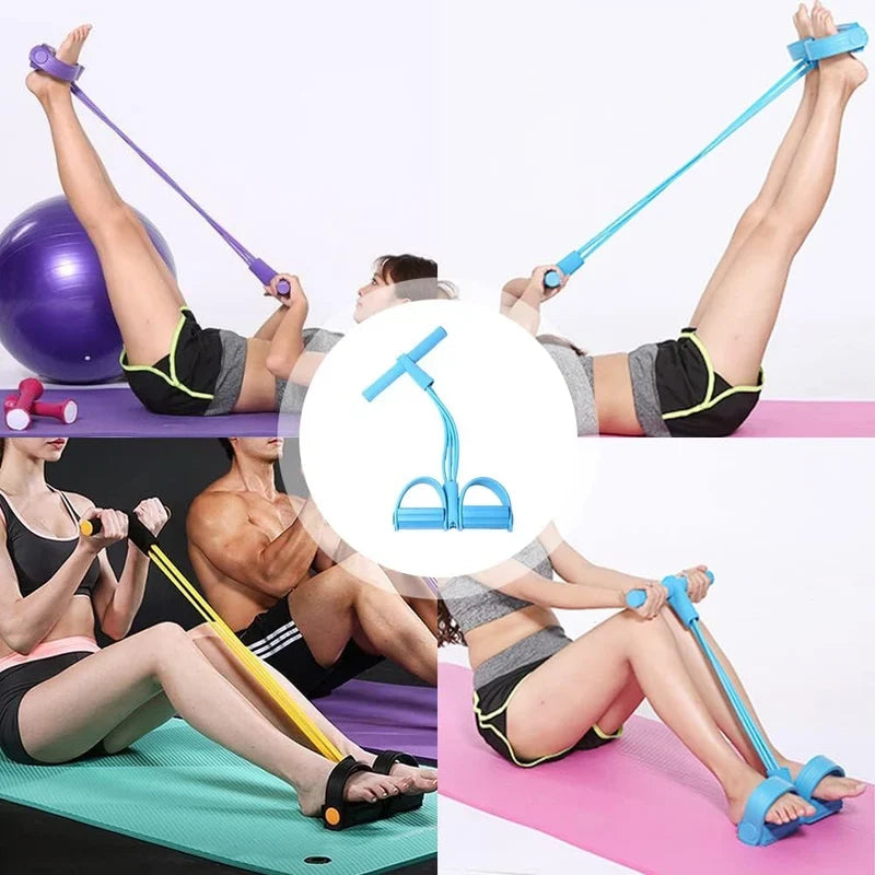 4-Tube Pedal Resistance Band(Free Shipping)